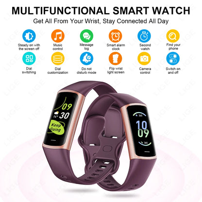 Smart wristband sport fitness heart rate monitor workout tracking