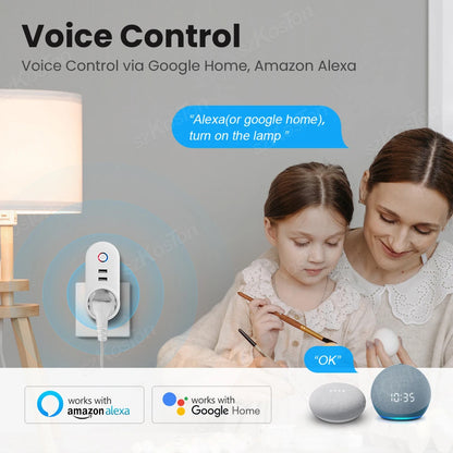 Smart plug app screenshot timer schedule energy monitoring